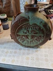 Frankoma Prairie Green Canteen Vase