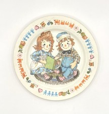 Vintage Raggedy Ann  Andy Melamine Plate 1969 Oneida Deluxe 3119