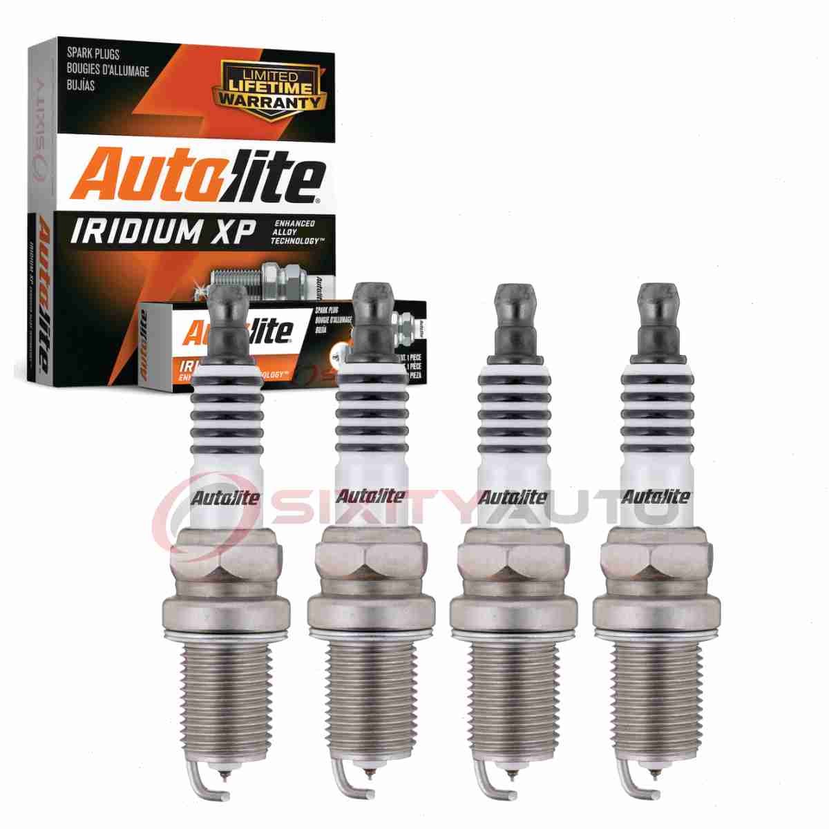 4 pc Autolite Iridium XP Spark Plugs for 1988-1989 Mazda 323 Ignition xg