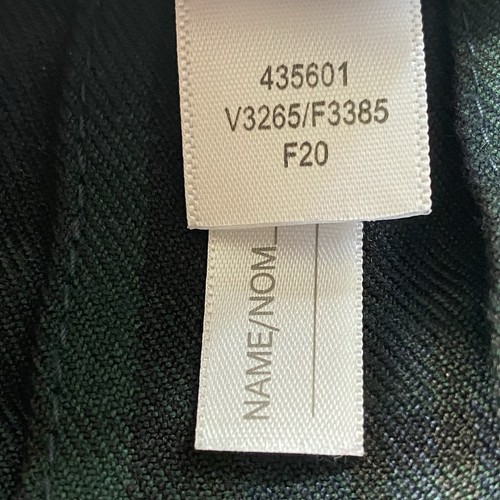 Lands End Skirt Girls 12 Green Pleated Tartan Knee Length School - Picture 7 of 8