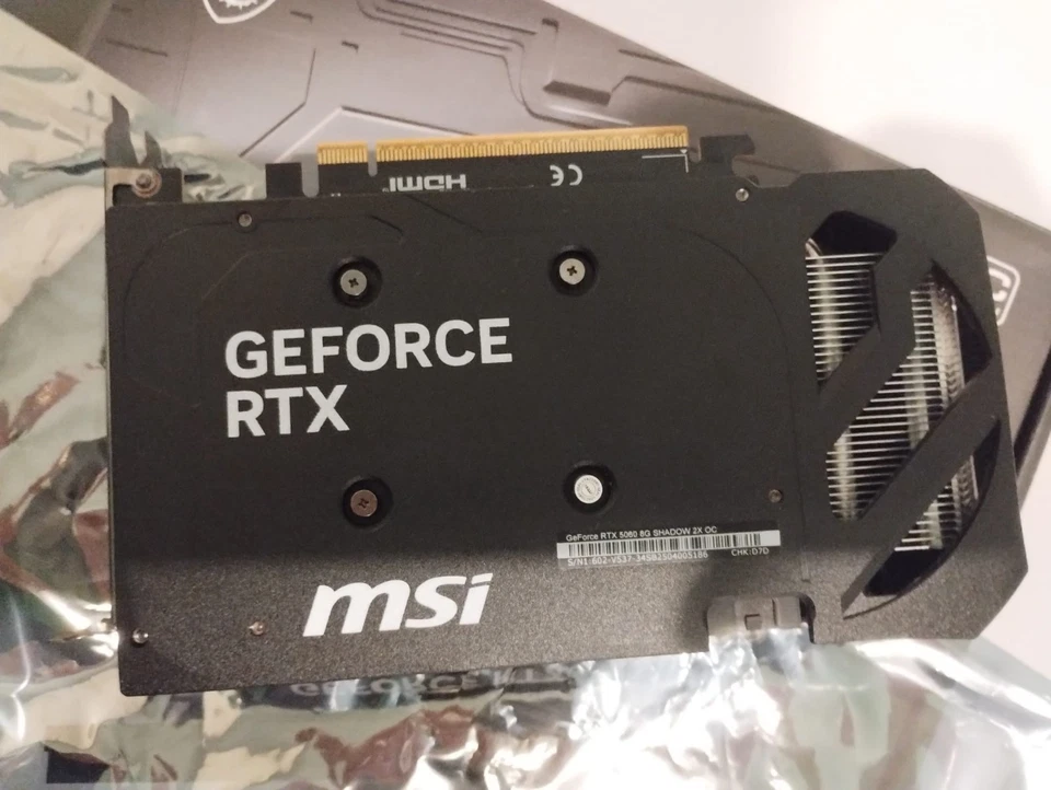 MSI NVIDIA GeForce RTX 5060 8G Shadow 2X OC - Immagine 2 di 3