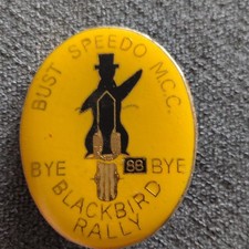 Bust Speedo MCC Bye Bye Blackbird Rally Enamel Badge Pin – Club & Transport