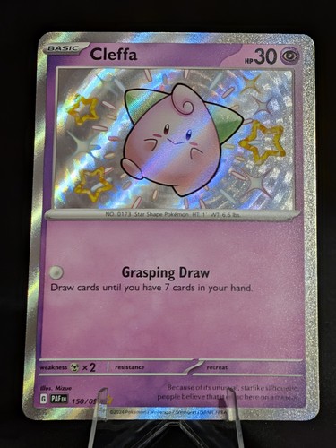 Cleffa 150/091 SV: Paldean Fates Holo
