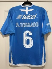 Gerardo Torrado #6 Mens MEDIUM Umbro Cruz Azul Home Vintage Jersey