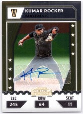 2021 Elite Extra Edition College Tickets Optic Signatures Kumar Rocker 06/99