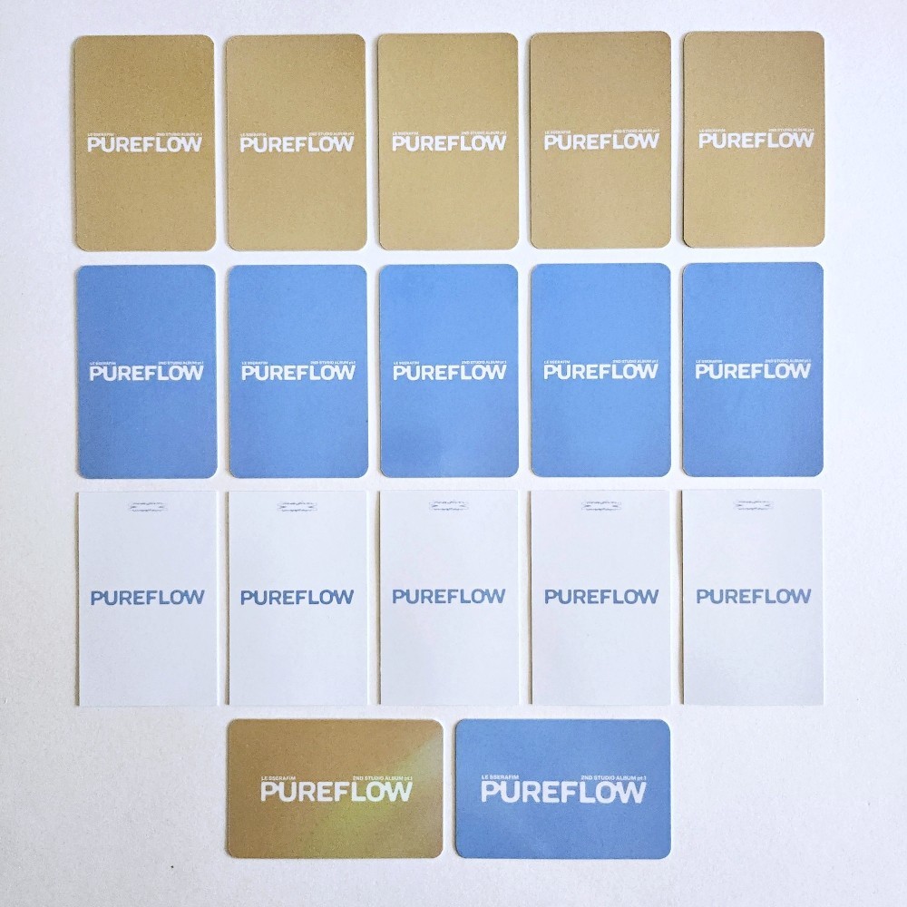 LE SSERAFIM 2nd Studio Album PUREFLOW pt.1 POB Photocard Aladin