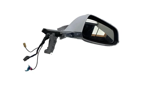 12-15 Tesla Model S Right Exterior Rear View Door Mirror White PPSW 6005863-00-F