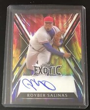 2023 Leaf Exotic Auto Parrot Wave Royber Salinas 1/7