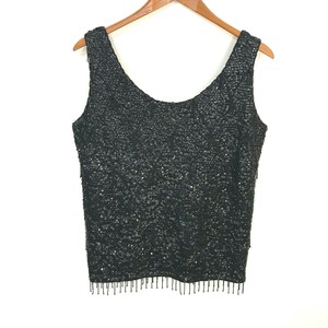 sequin flapper top