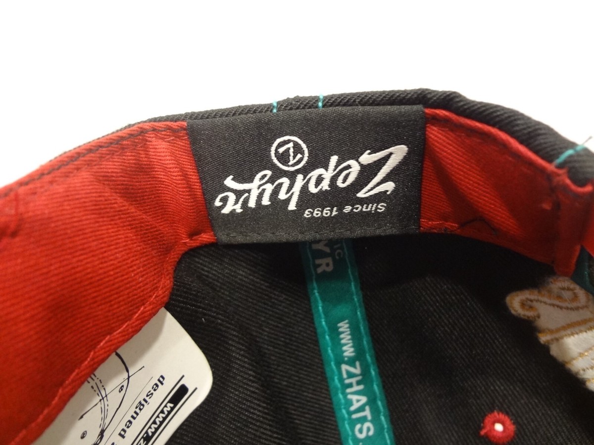 Vintage Tribal Zephyr Script Snapback Cap Hat 90s TOA Collection