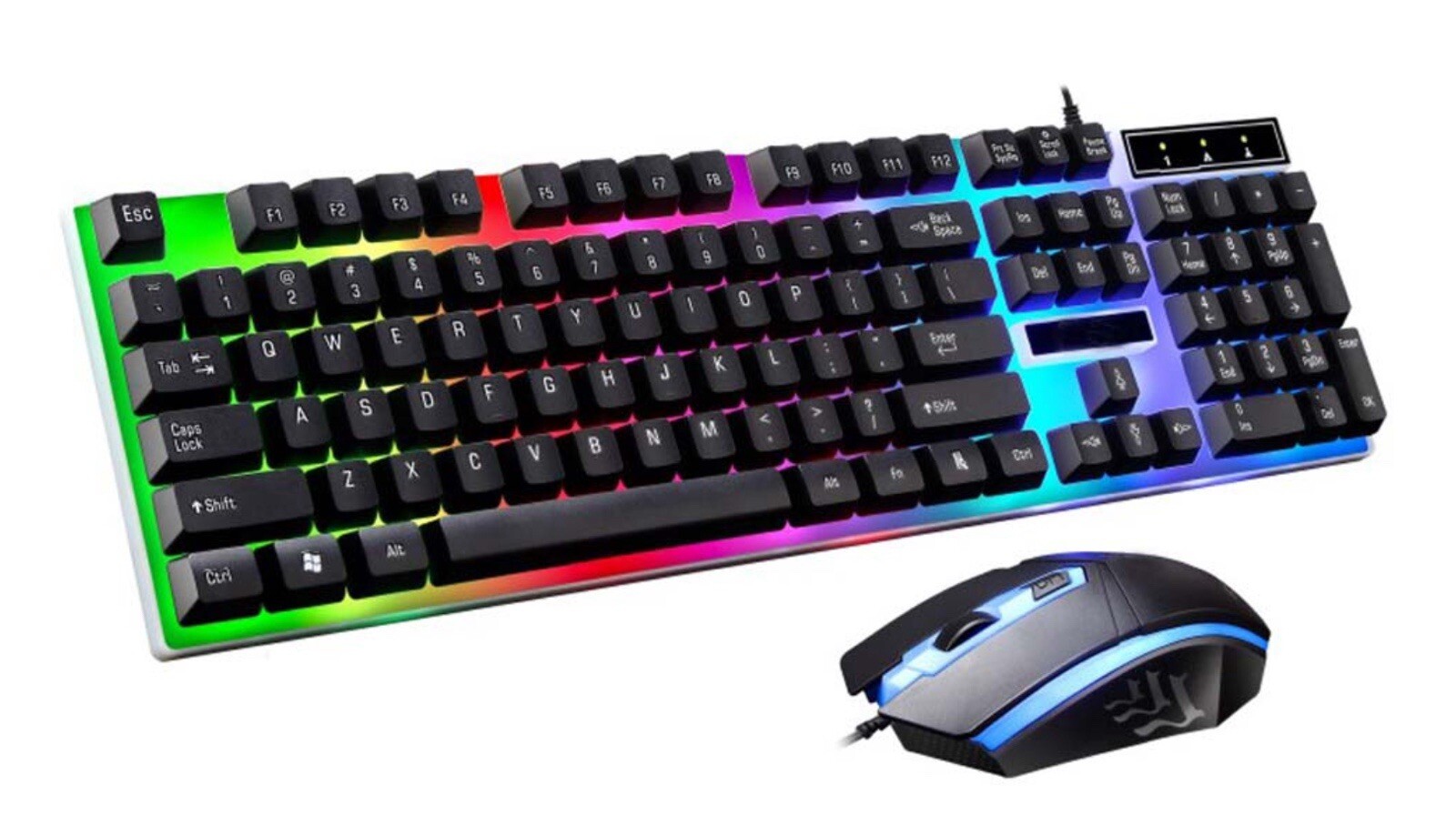 Like-New Gaming Mouse and Keyboard Set Used Only Once-image