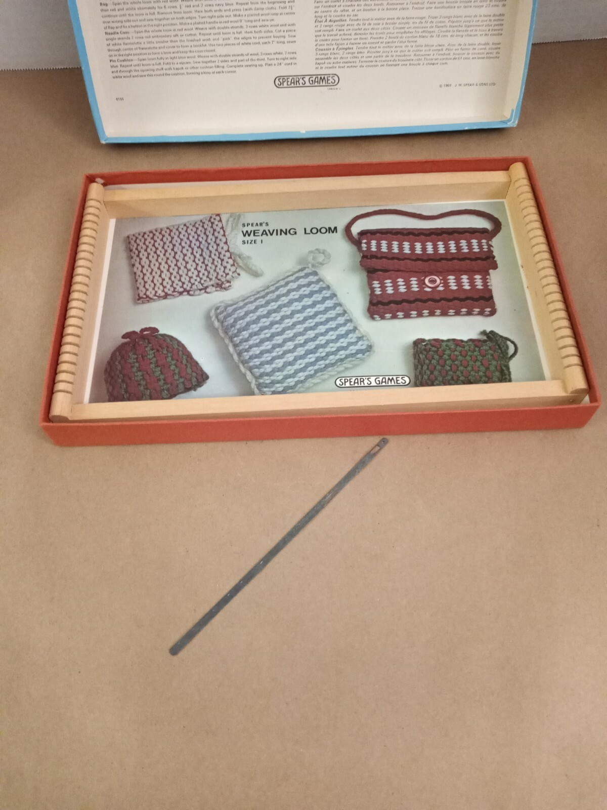 Vintage 1978 Spear's Weaving Loom Size 1 No 6151 Spears Games eBay