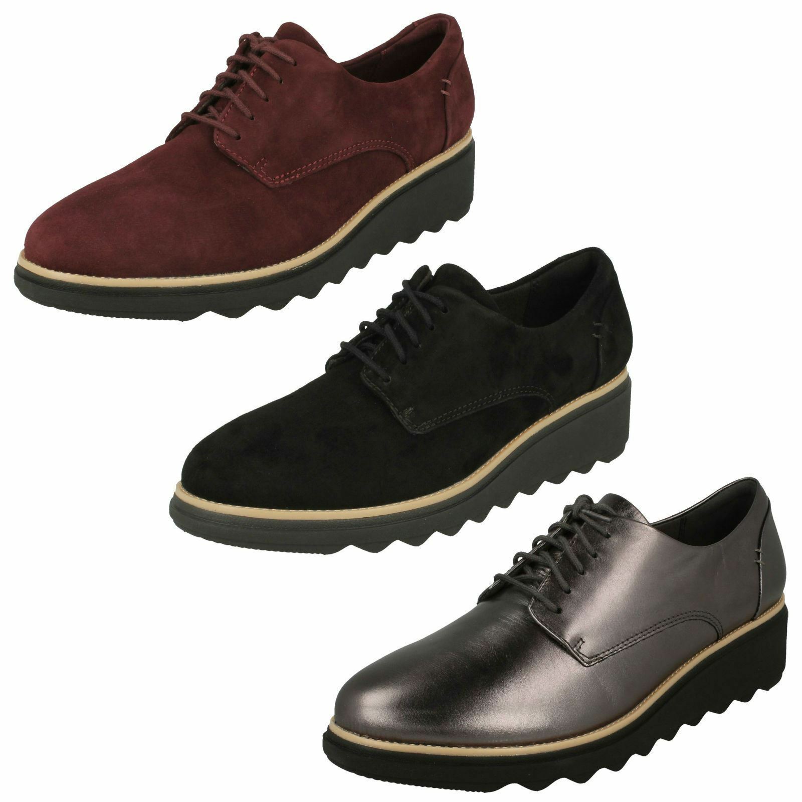 clarks collection women's sharon noel platform oxfords