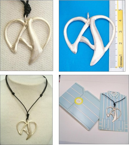 Ciondolo CUORE con INIZIALE in Argento 925 - Pendente Lettera Alfabeto Girocollo - Imagen 2 de 17