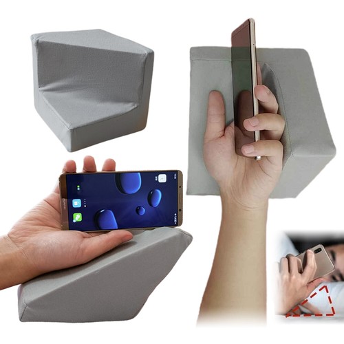 Ergonomic Phone Holder Pillow Arm Cushion Hands-Free Watching Videos Comfort