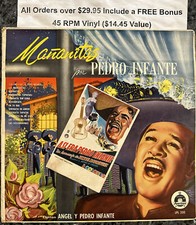 Pedro Infante- Ma anitas -33 RPM Peerless-Free Shipping In USA