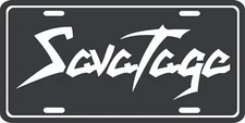 Savatage license plate metal wall sign front tag vanity plate - Music Band
