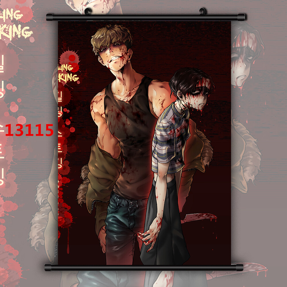 Killing Stalking Oh Sangwoo Yoon Bum Anime HD Wall Poster Scroll