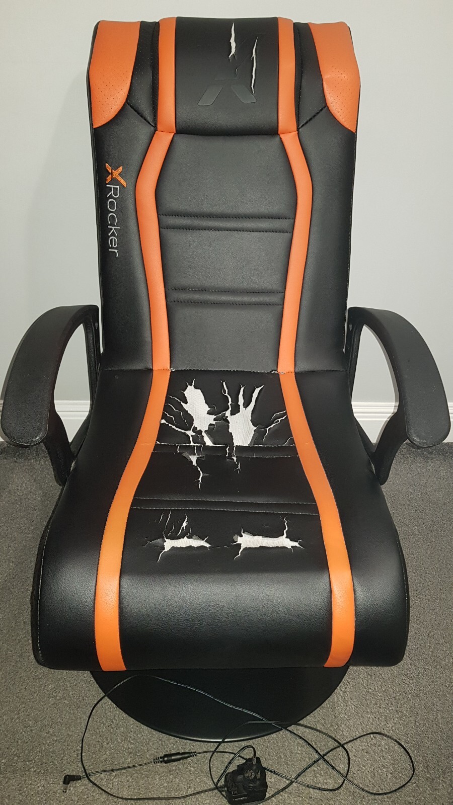 X ROCKER VELENO 2.1 AUDIO PEDASTAL GAMING CHAIR. eBay