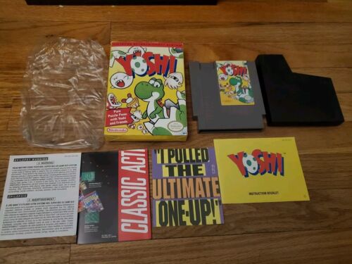 Yoshi Complete CIB w/Inserts Nintendo NES