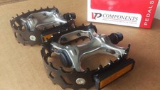 VP Components Old School BMX BEAR TRAP Pedals 9/16" BLACK *for 3-piece Cranks*