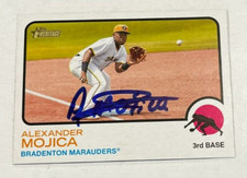 ALEXANDER MOJICA SIGNED 2022 TOPPS HERITAGE MINOR LEAGUE BASEBALL CARD AUTO