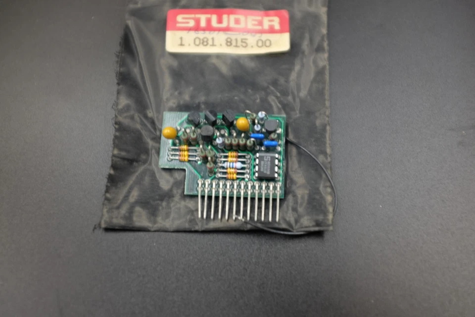 TARJETAS PCB STUDER 1.081.815.00 PARA A80 A 80 NUEVO CARRETE A CARRETE RARAS DE COLECCIÓN NOS Foto 3 de 4