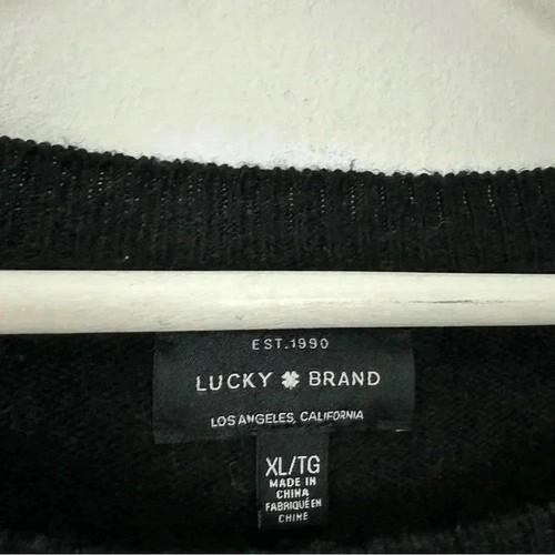 Lucky Brand Women’s Star Intrasia Long Sleeve Pullover Sweater Size XL ... - Picture 4 of 6
