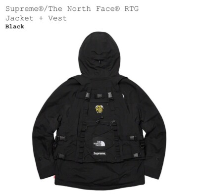 Supreme The North Face RTG Jacket + Vest LARGE Black | eBay UK