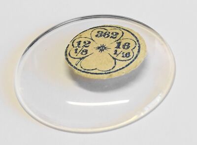 Verre Bomber Pour Montre De Gousset - Diamètre 36,7 Mm, Neuf Sans étiquette