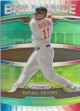 2020 Panini Prizm Rafael Devers Brilliance Red White Blue Prizm SP