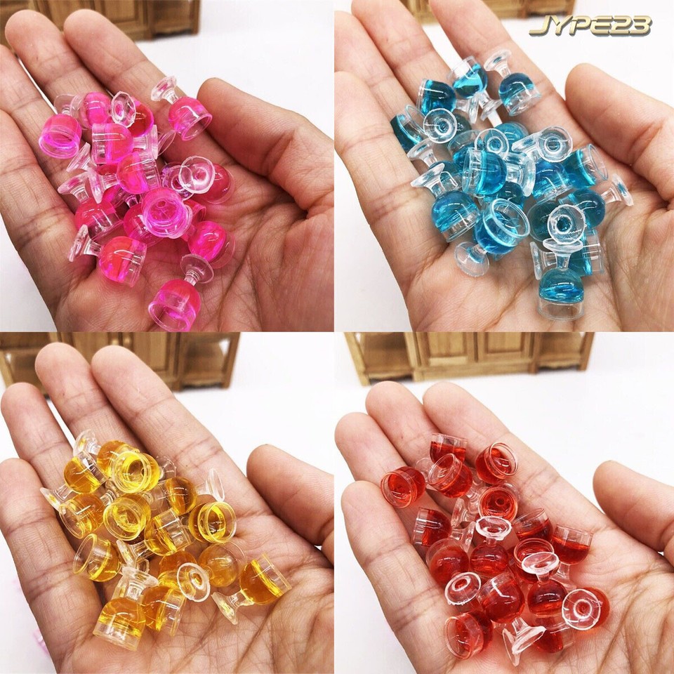 8 St. Maßstab 1:12 Puppenhaus Miniatur Weingläser Cocktailset Barzubehör