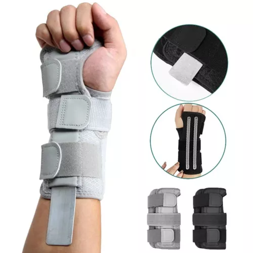 Handgelenk Handbandage Unterstützung Karpaltunnel Verstauchung Arthritis Fitnessstudio Schiene rechts/links - Bild 1 von 20
