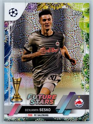 Benjamin Sesko 2022-23 Topps UEFA Club Competitions Carnaval Edition Samba #177