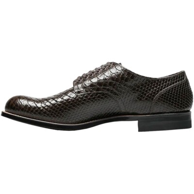 STACY ADAMS MADISON ANACONDA PRINT LEATHER MEN SHOES COLOR 