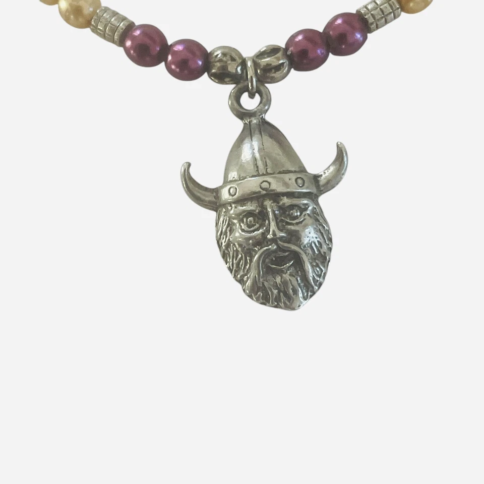 Vikings MN Purple Beaded NFL Bracelet Minnesota Football - Image 3 of 4