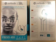 Auriculares deportivos Yurbuds FOCUS 400 PARA MUJER en azul cielo/gris