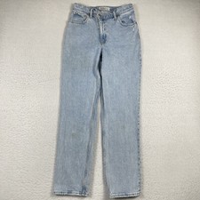 Abercrombie  Fitch Jeans Womens 27/4 Blue Denim 90s Straight Ultra High Rise