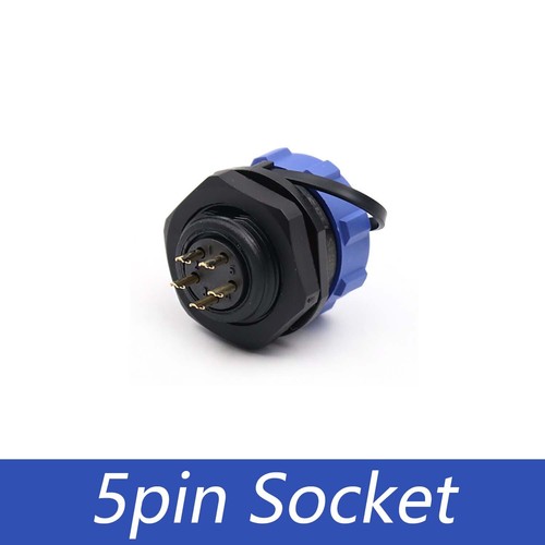 2 - 10 Pin IP68 Waterproof Inline Cable Coupler Plug Socket Connector SP17 - Picture 29 of 39