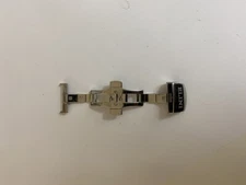 Authentic  ELINI 20mm Stainless Steel Deployment Buckle Clasp RARE