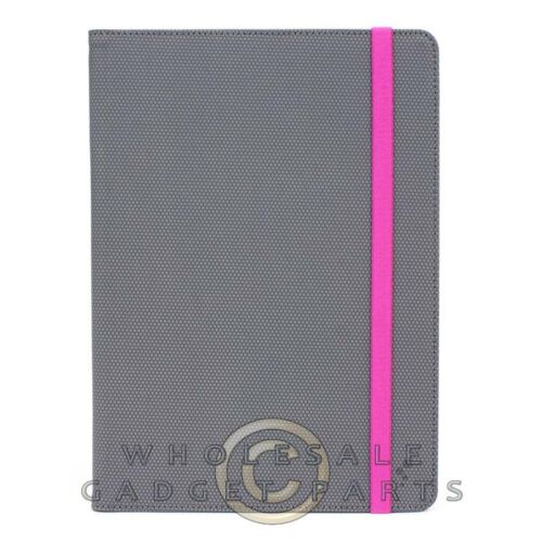 M-Edge Universal Folio Plus Case for 9"-10" Tablets - Grey/Pink - Afbeelding 1 van 3