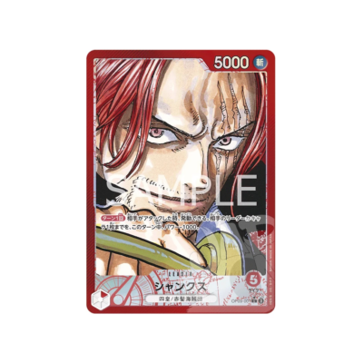 One Piece Card Game Shanks Leader Alternative Art OP09-001 Mint