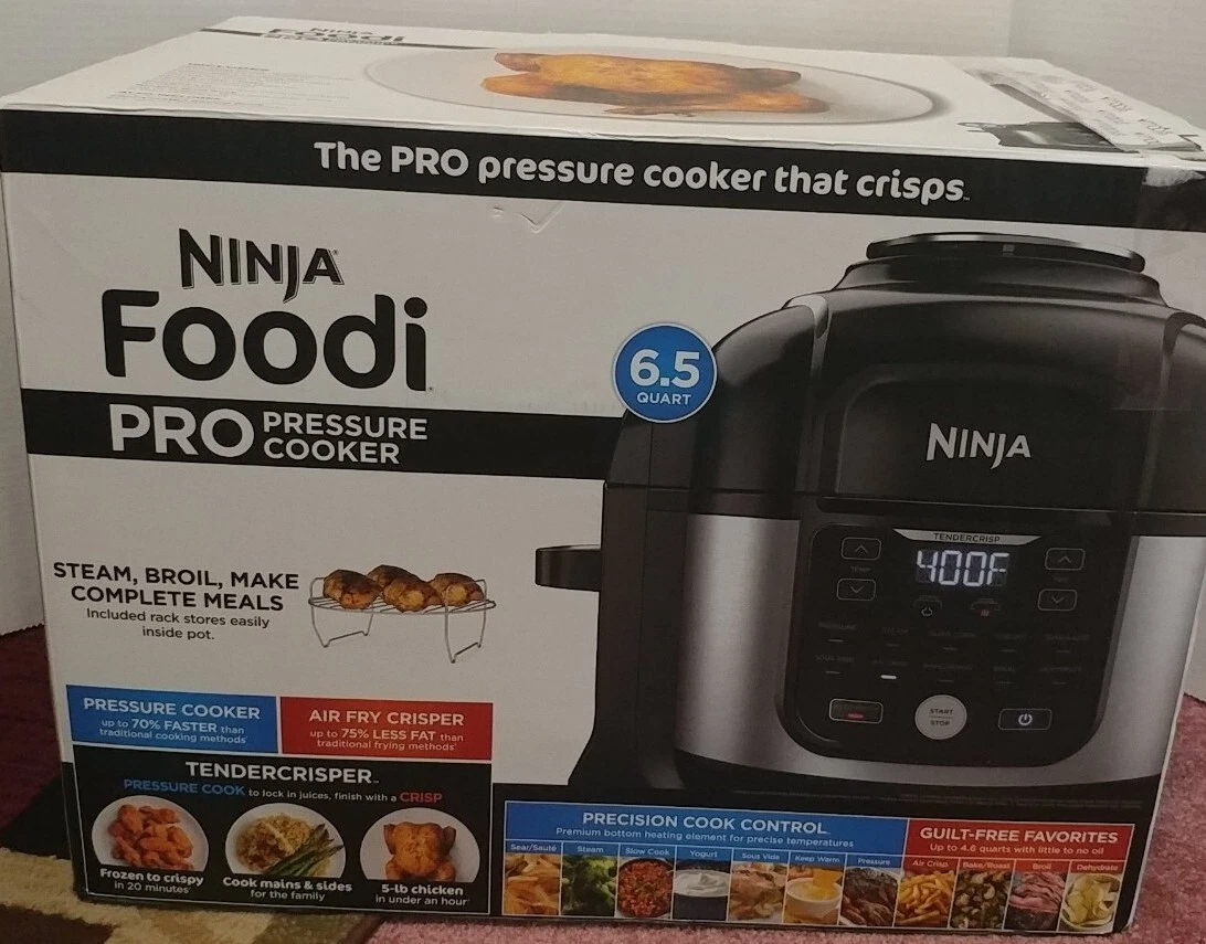 Ninja - Foodi 11-in-1 6.5-qt Pro Pressure Cooker + Air Fryer with Stainless  New