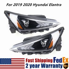 Pair For 2019 2020 Hyundai Elantra Headlights...