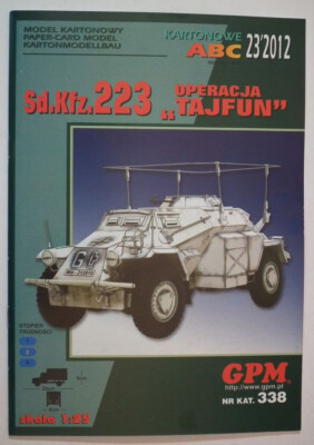 GPM 338 (23/2012) - Deutsche leichte Panzerwagen Sd.Kfz. 223 - Tajfun