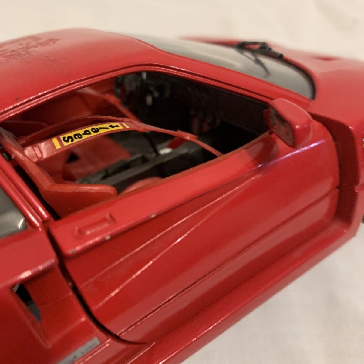 TONKA POLISTIL 02226 - Ferrari F40 Rouge 1:25 boite abimée EUR 18,00 - FR