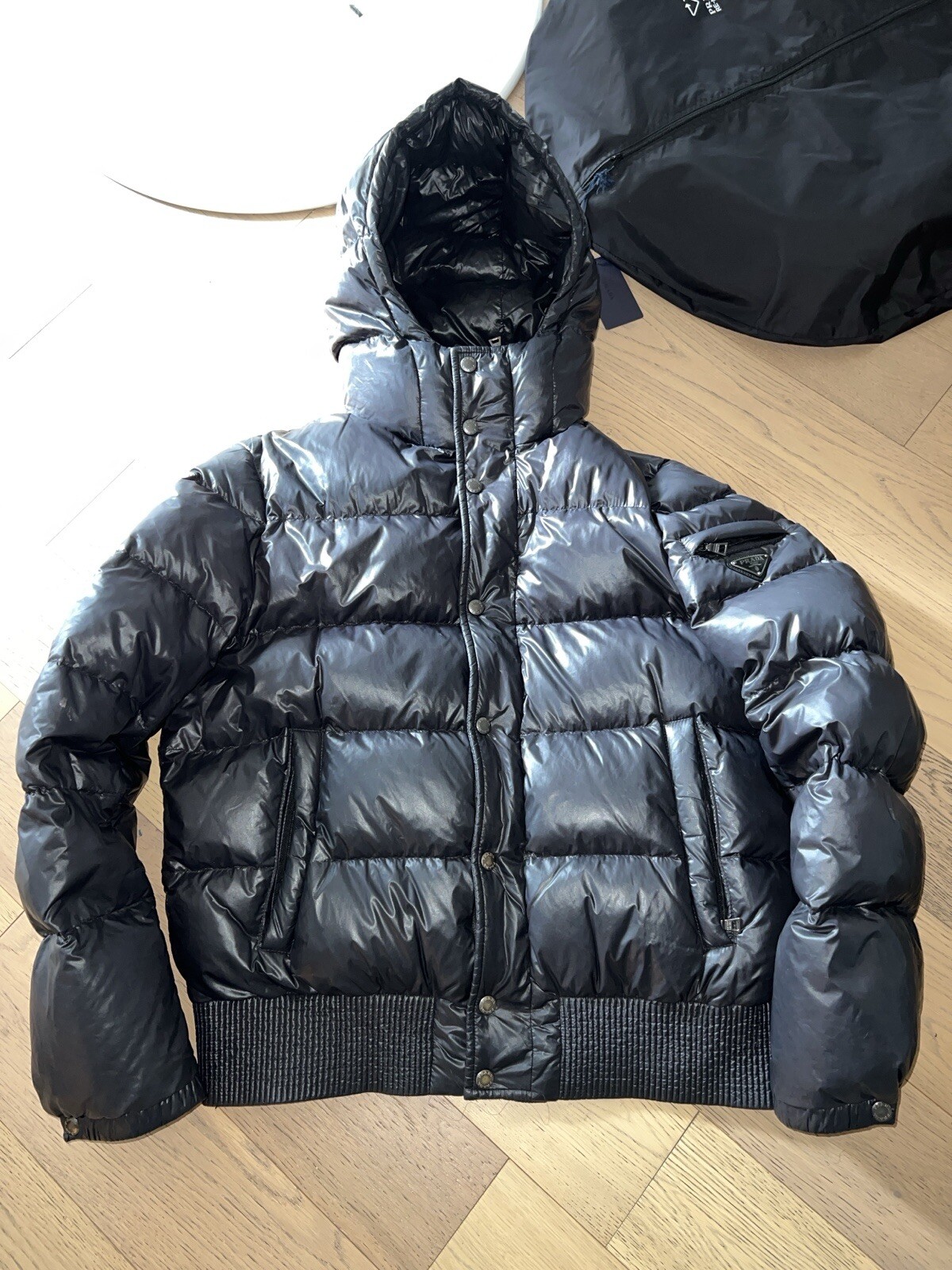 Authentic Prada Jacket light winter jacket black - image 1