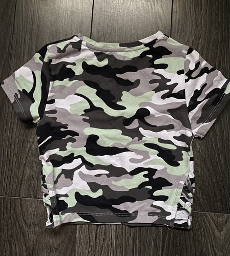 Crop top mimetico per bambina taglia 9 anni, 134 cm - Foto 2 di 2
