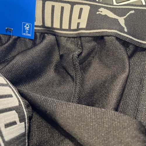 PUMA Shorts Men Large Black Stretchlite Logo Pockets Athletic Golf Drawstring - Picture 3 of 13