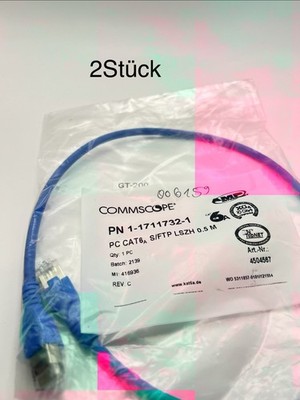 2 Stück Commscope PN 1711732-1 Patchkabel Art.-Nr:: 4504567